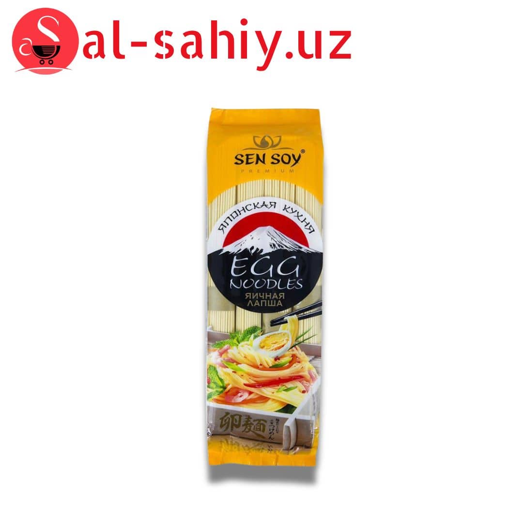 Лапша Sen Soy яичная Egg Noodles, 300 гр. 1