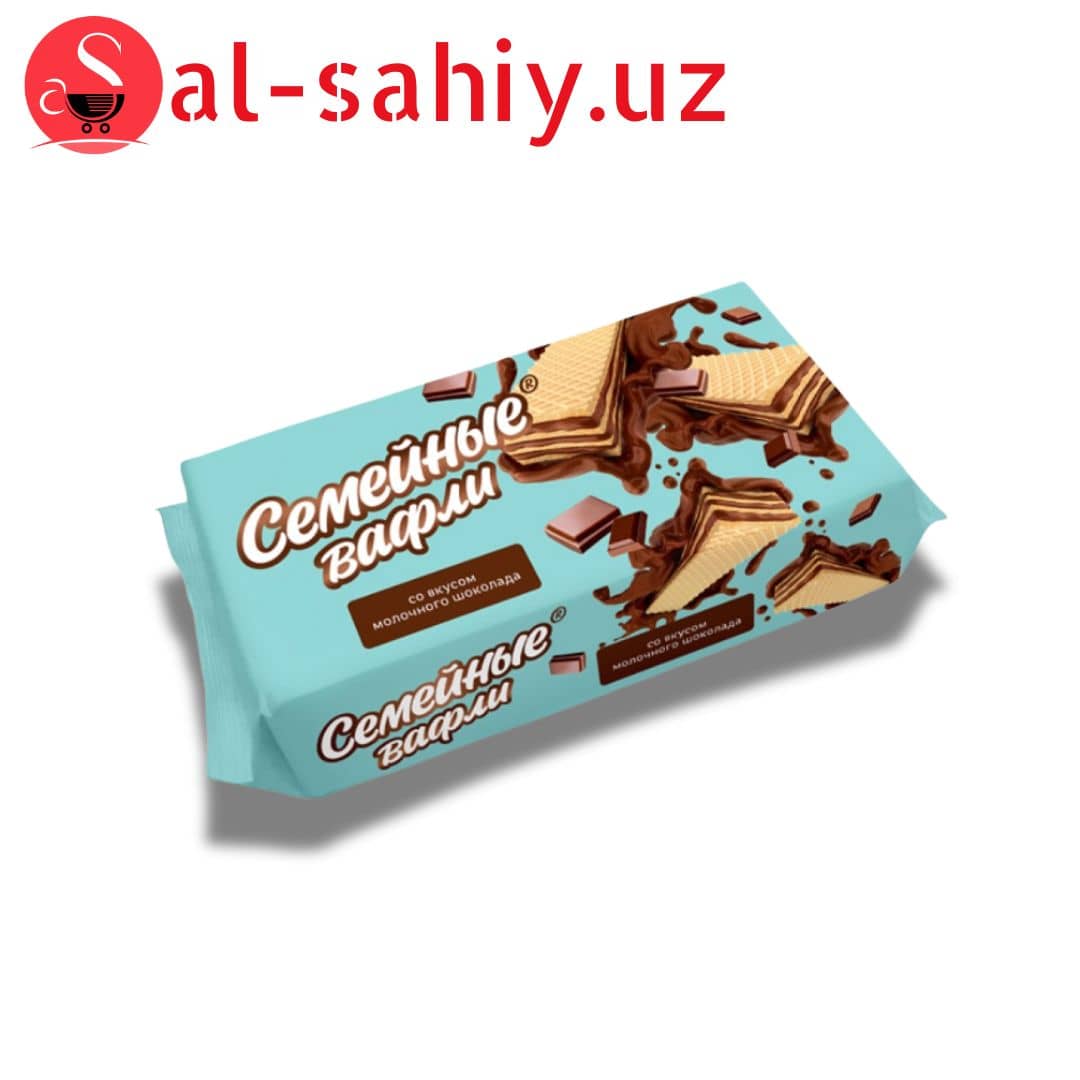Семейные вафли со вкусам шоколад 240 гр 1