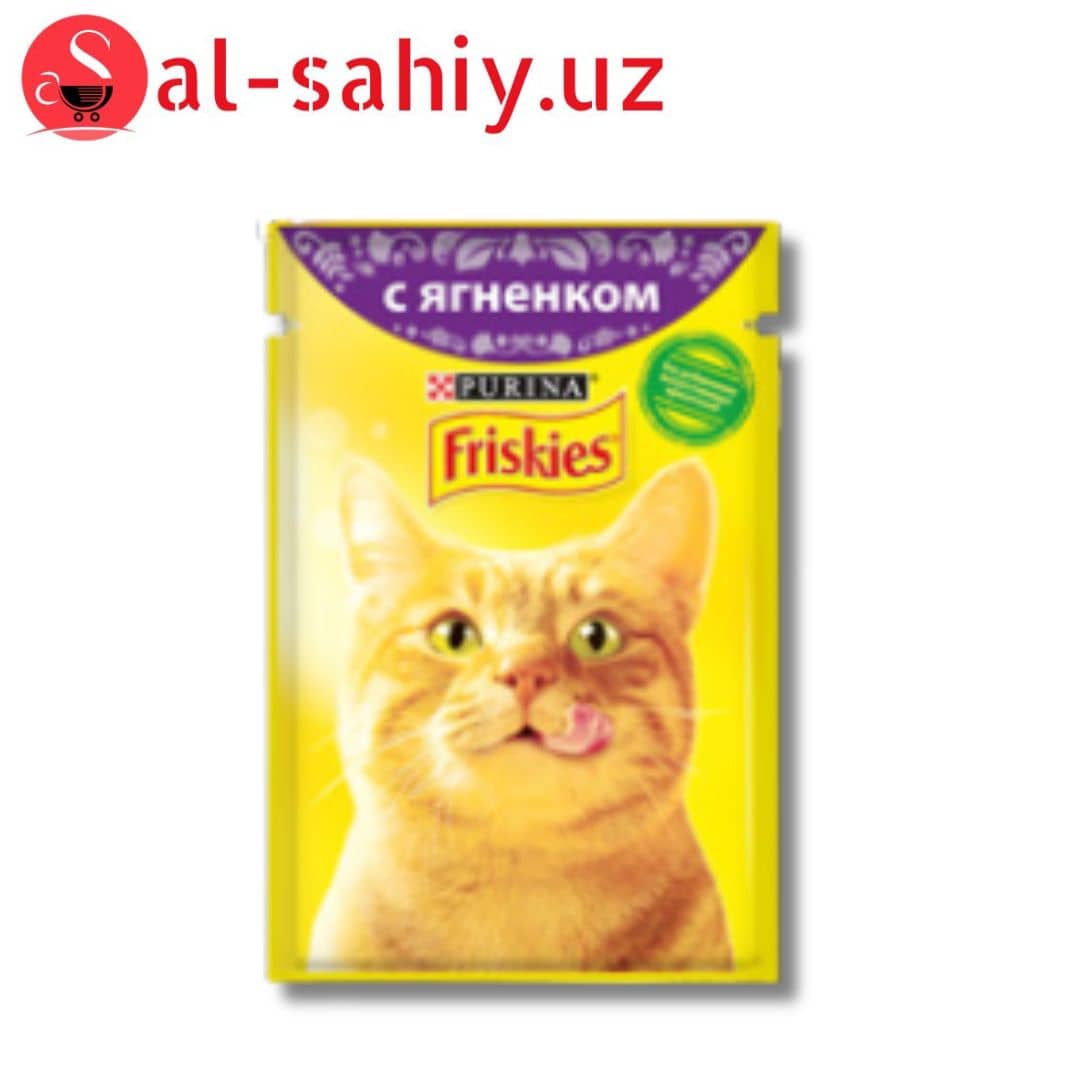 Friskies Для кошек Ягненок c говядиной 85гр 1
