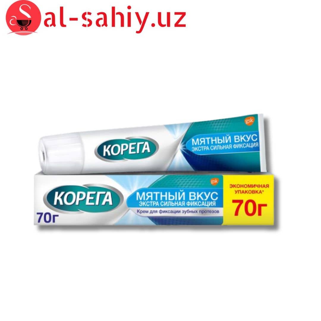 Крем фиксации протезов Corega Мятный вкус 70гр 1