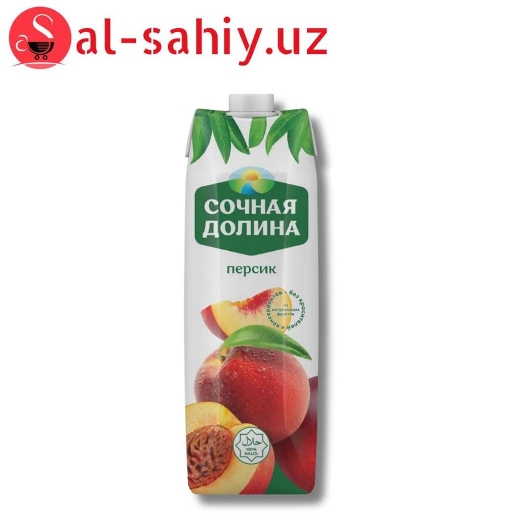 Сок Сочная Долина 1л Персик 1
