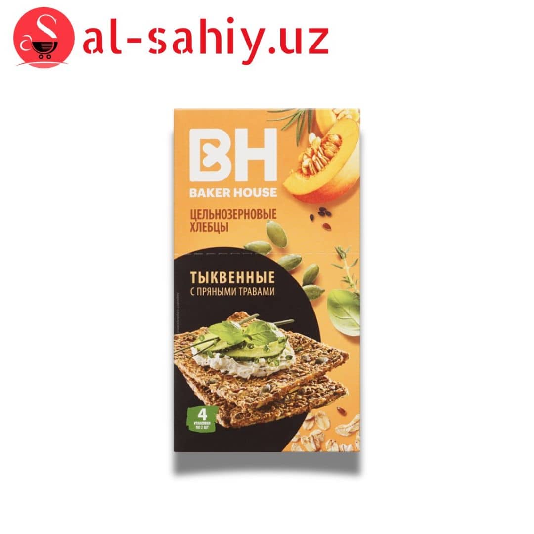 Baker House хлебцы ц/з Тыкв пр.трав 180г 1
