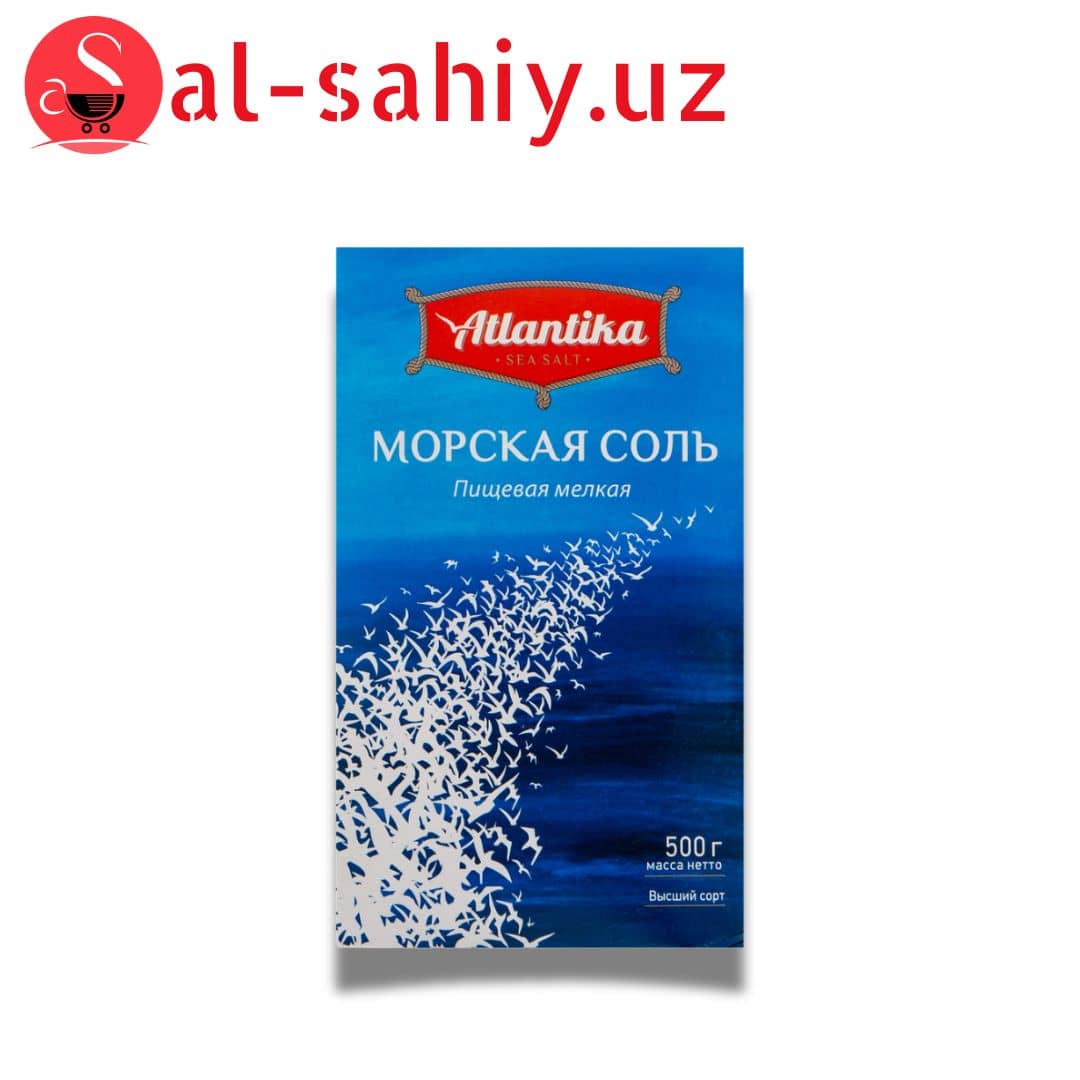 СОЛЬ ATLANTIKA МОРСКАЯ МЕЛКАЯ, 500 Г 1