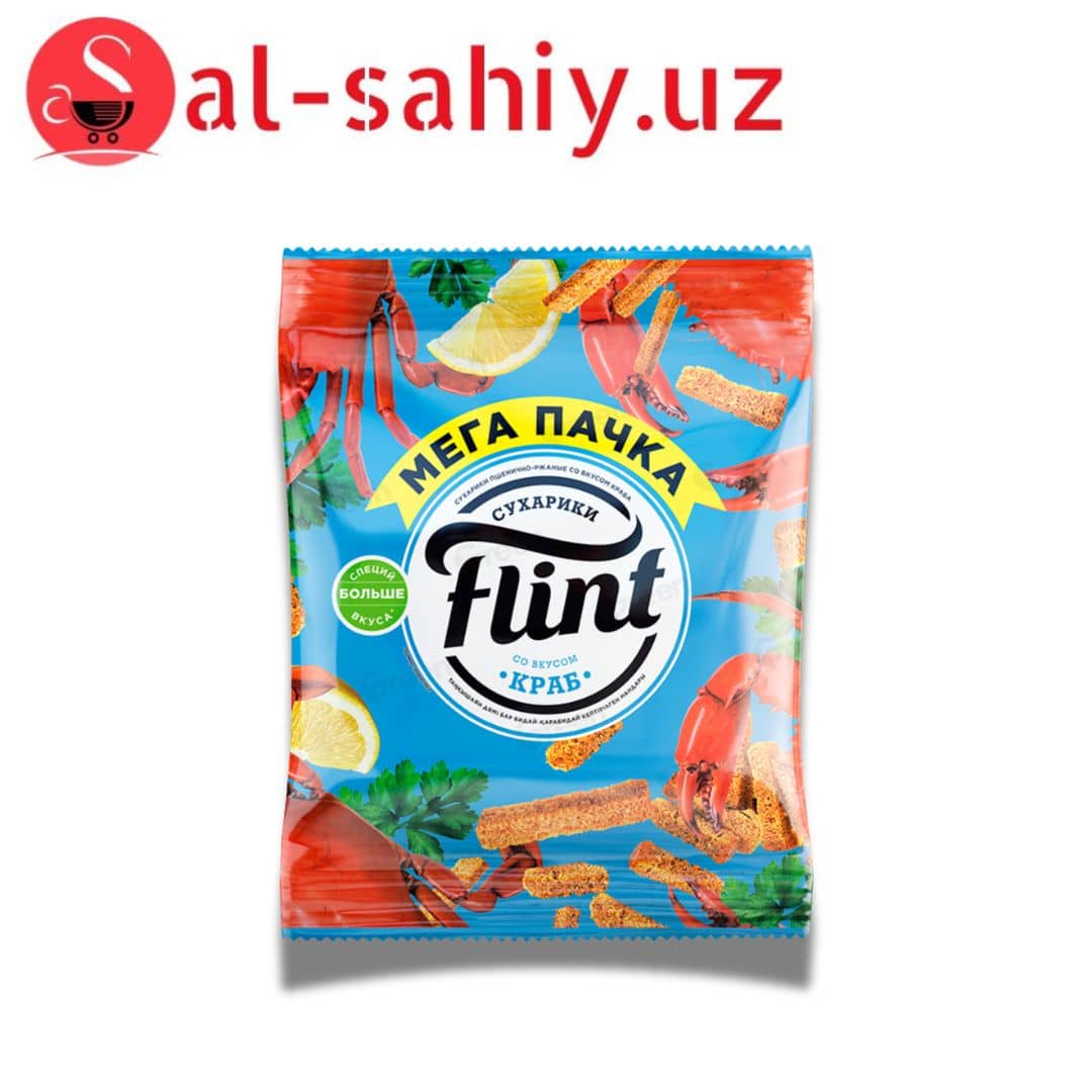 Новый Кириешки "Flint"  со вкусом Краб 100гр 1