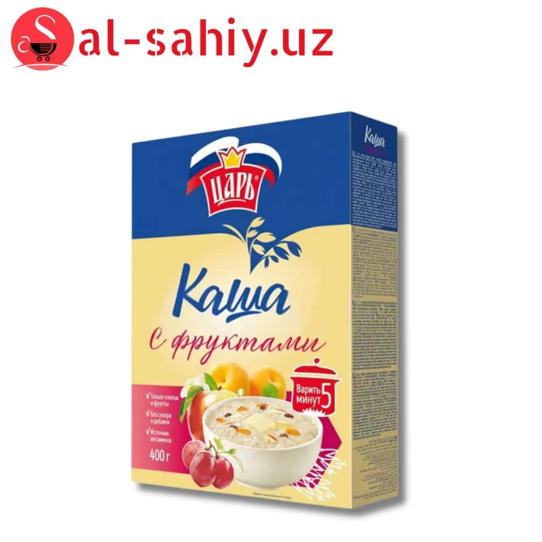 Каша Царь с фруктами 400гр 1