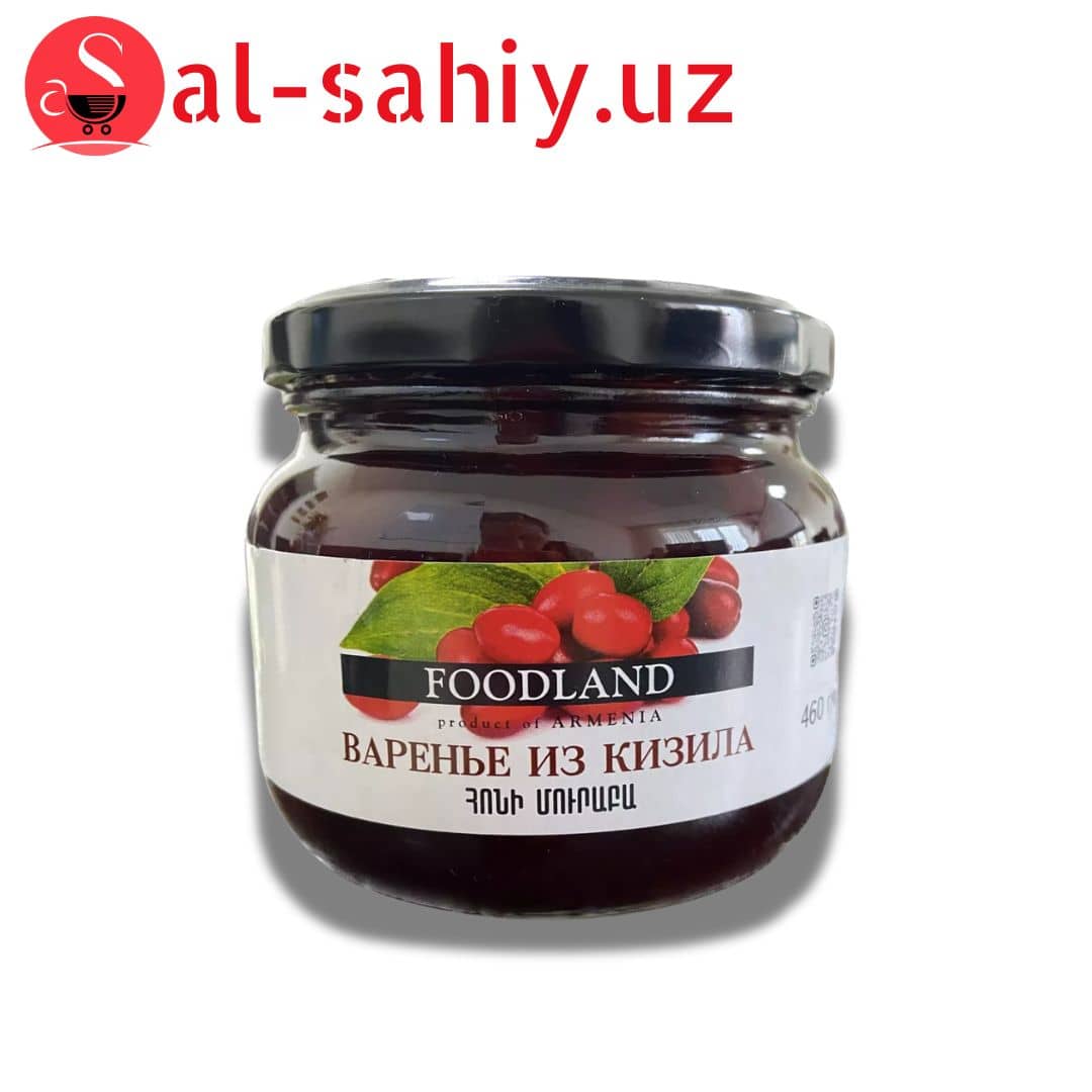 Варенье  из кизила  "Foodland"  460гр 1