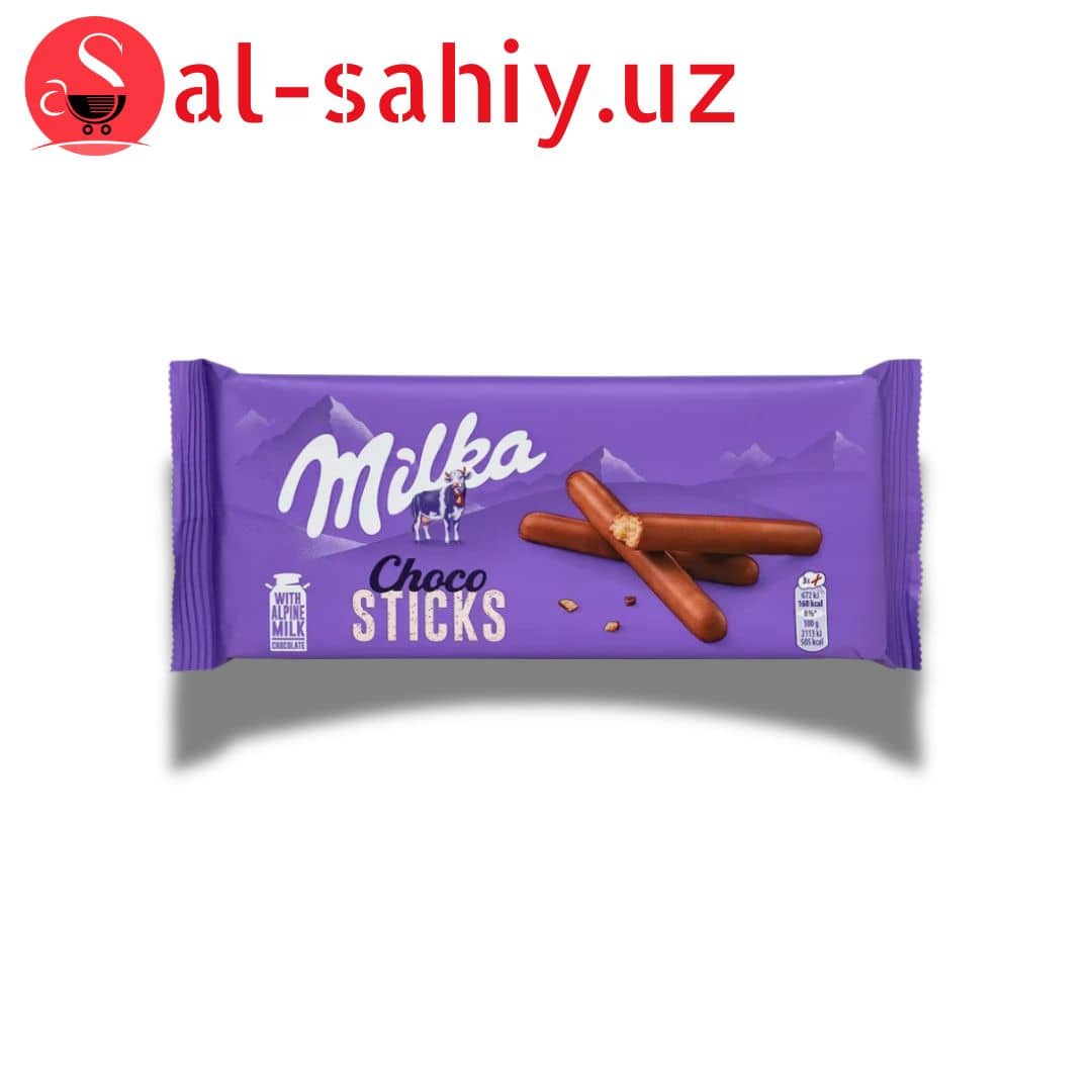 Печенье MILKA Stick покрытой молочным шоколадном 120гр 1