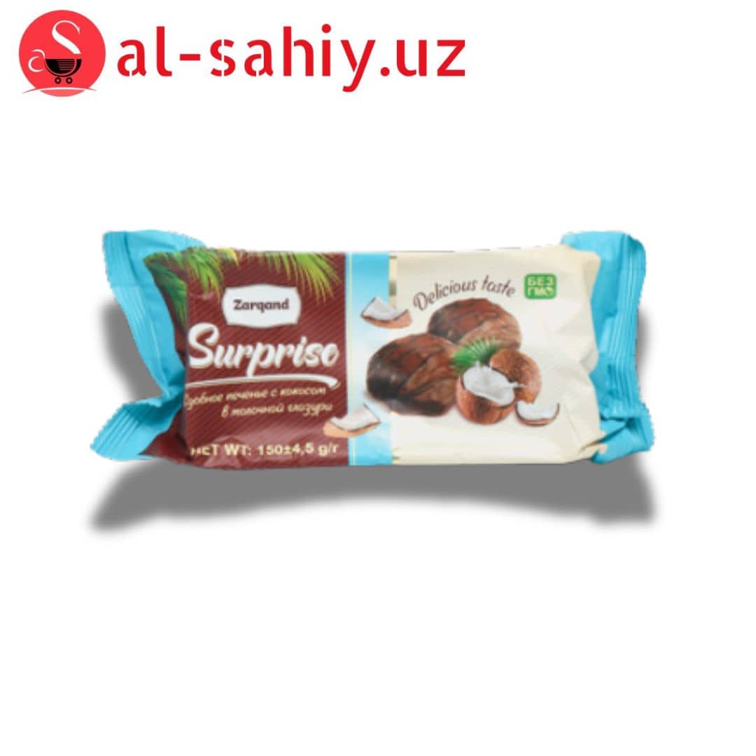 Сюрприз бисквит со вкусом карамели в глазури 160гр 1