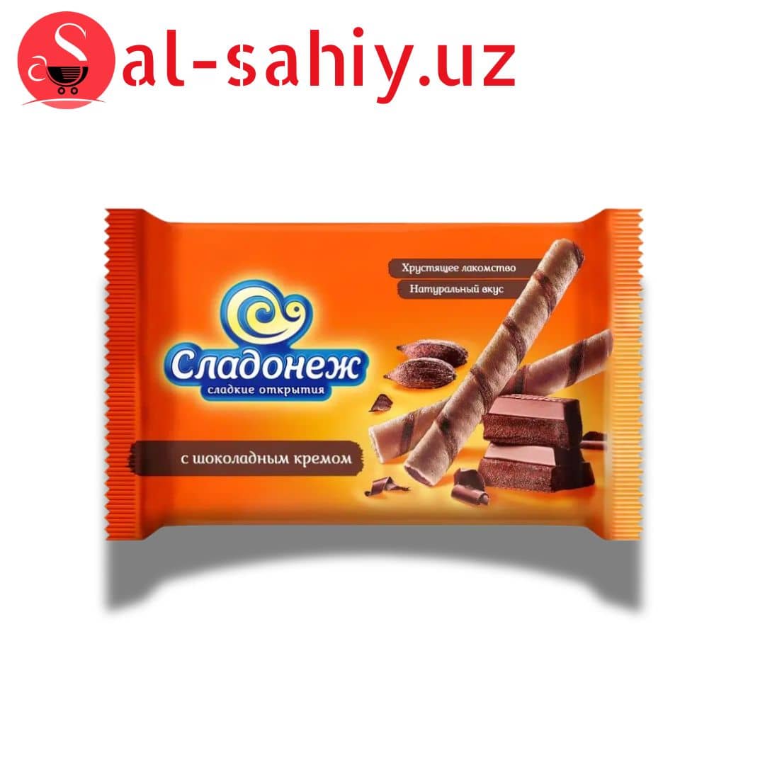Вафельные палочки с шоколадным кремом "Сладонеж" 175 гр. 1