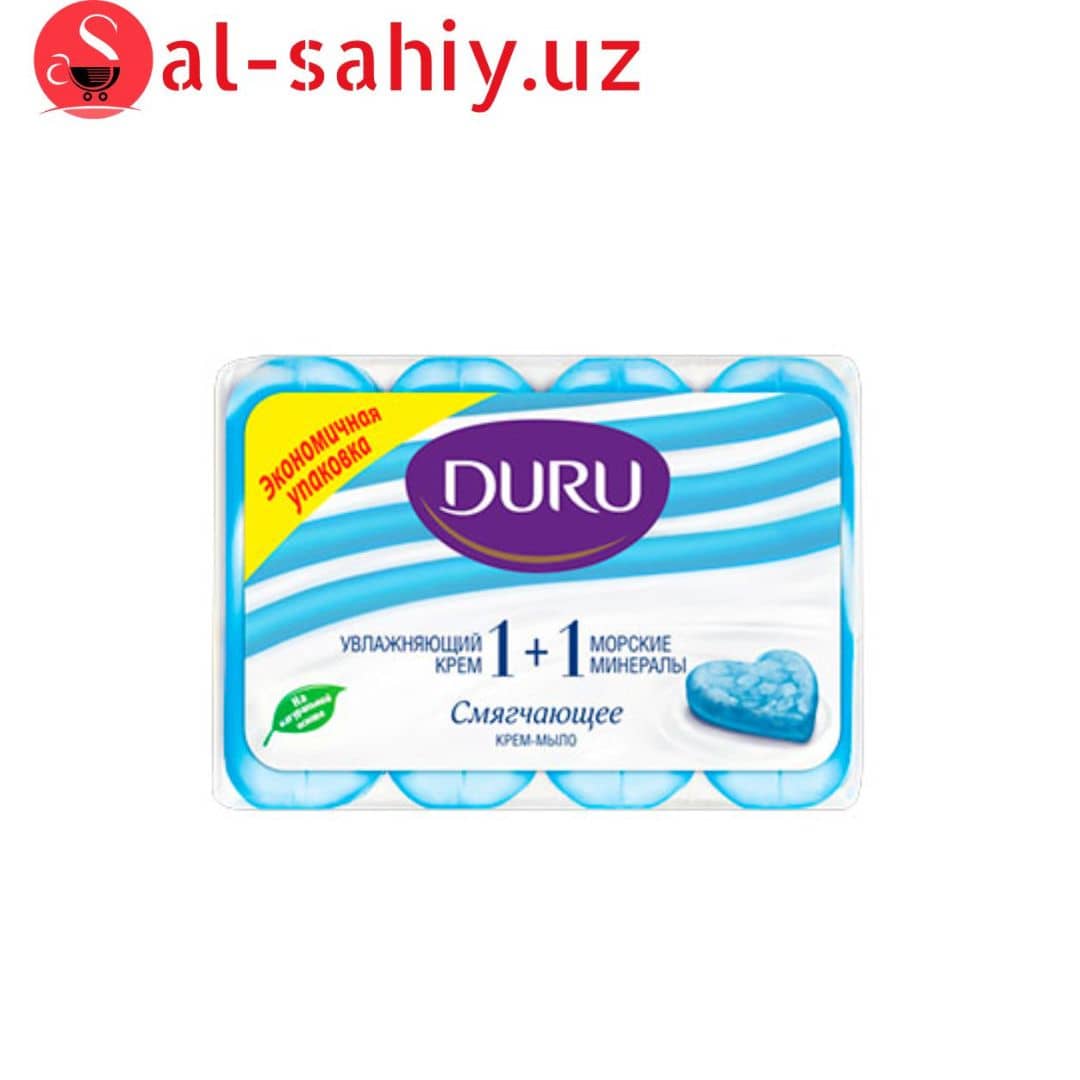 Мыло DURU 1+1 Морские Минералы 90гр*4 1