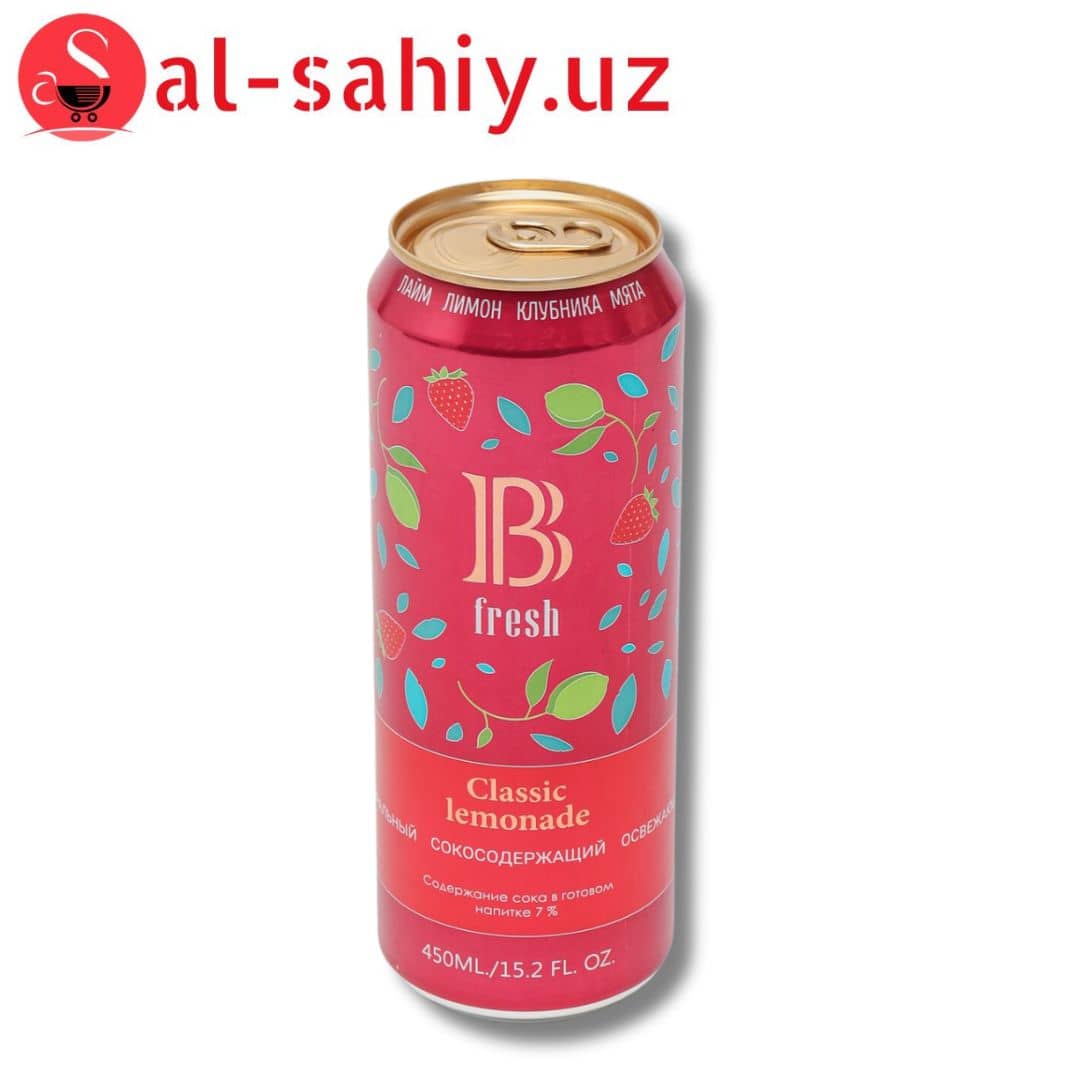 Натуральный напиток B Fresh ж/б 500мл Классик 1