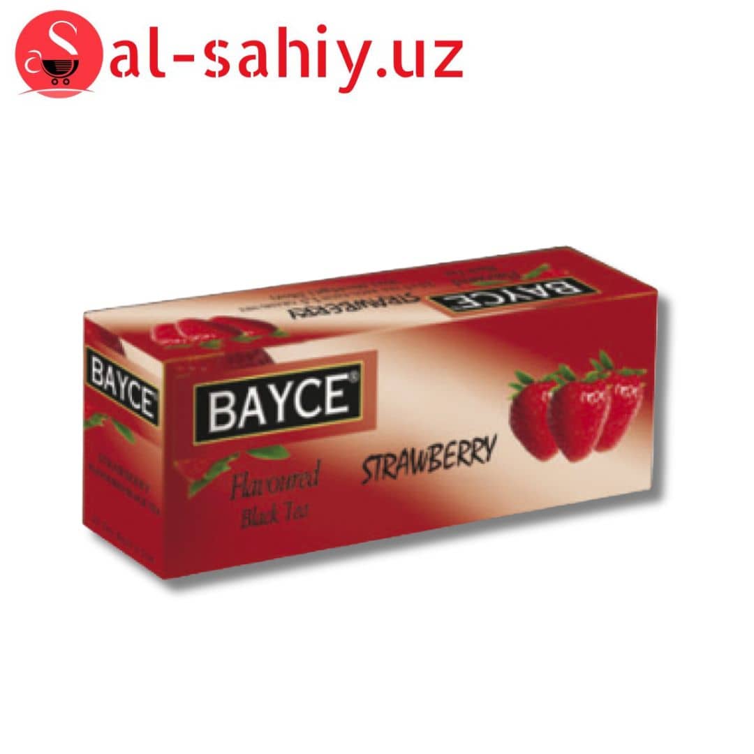 Чай "Bayce"  чер. клубника 25шт 1