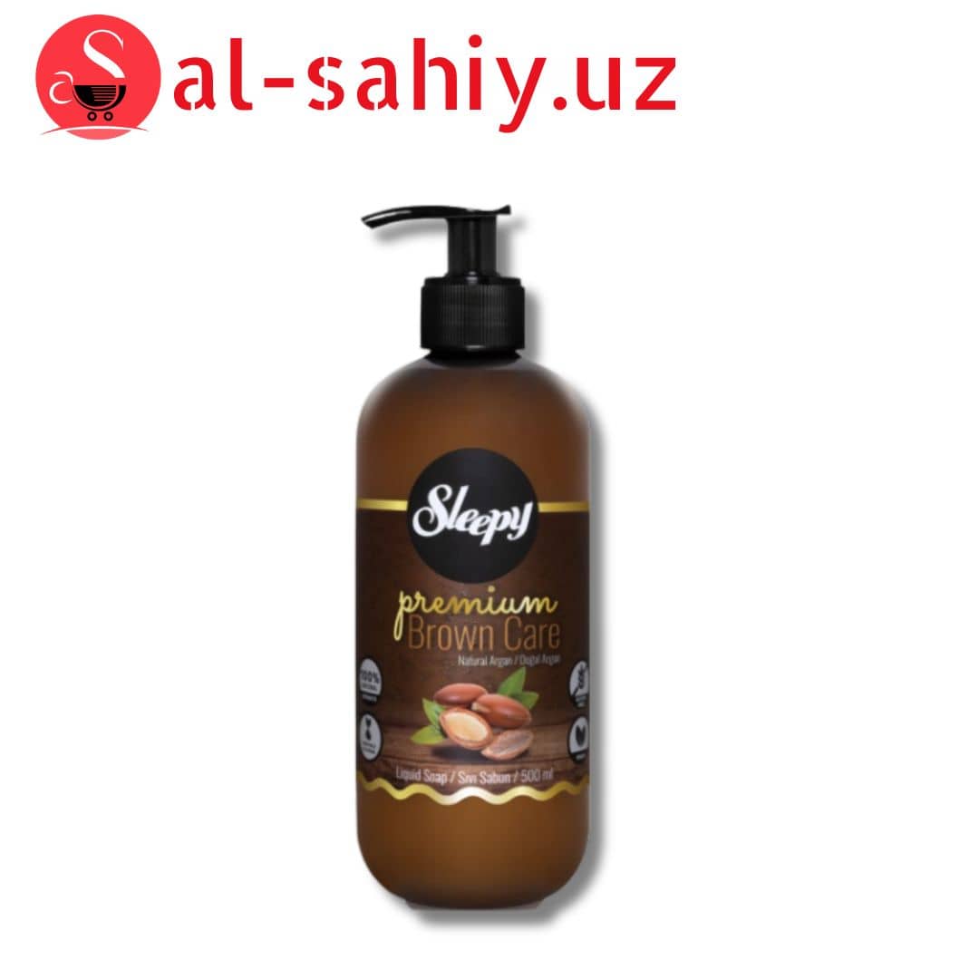Жидкое мыло Sleepy Premium Brown Care Series 500ml 1