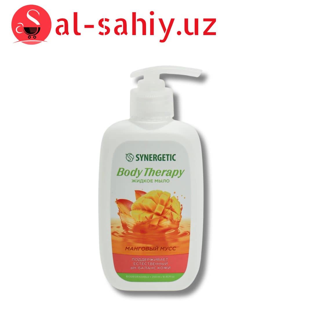 Жидкое мыло SYNERGETIC  0,25л Манговый мусс 1
