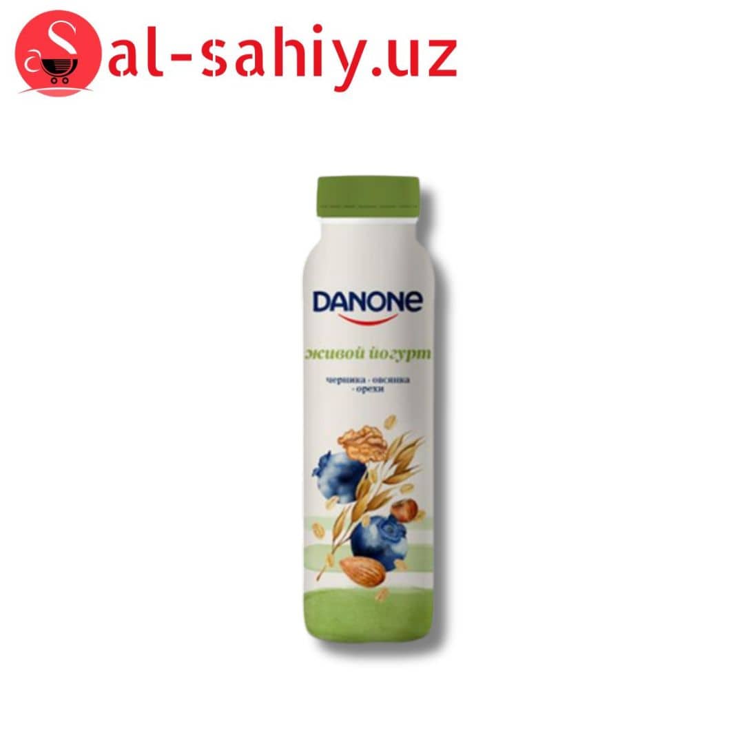 Йогурт Danone черника овсянка 270гр 1