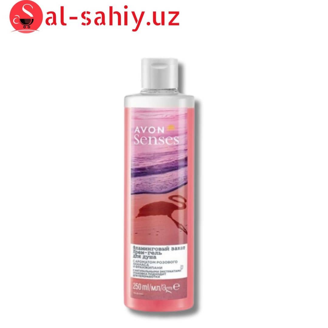 Senses Avon гель для душа "Фламинго закат" 250мл 1