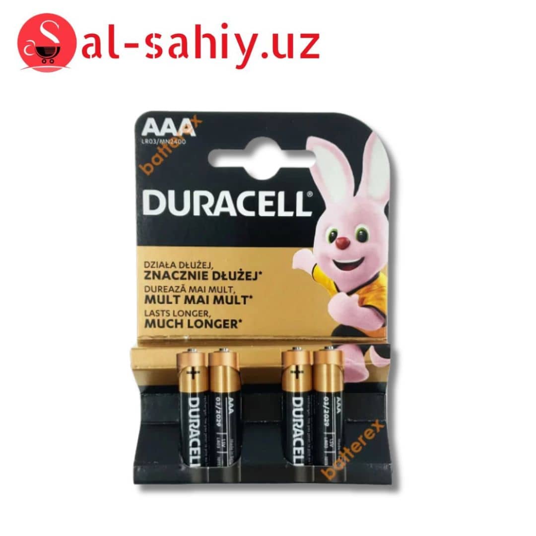 Батарейка Duracell AAA Micro UM4 1.5V LR03 1