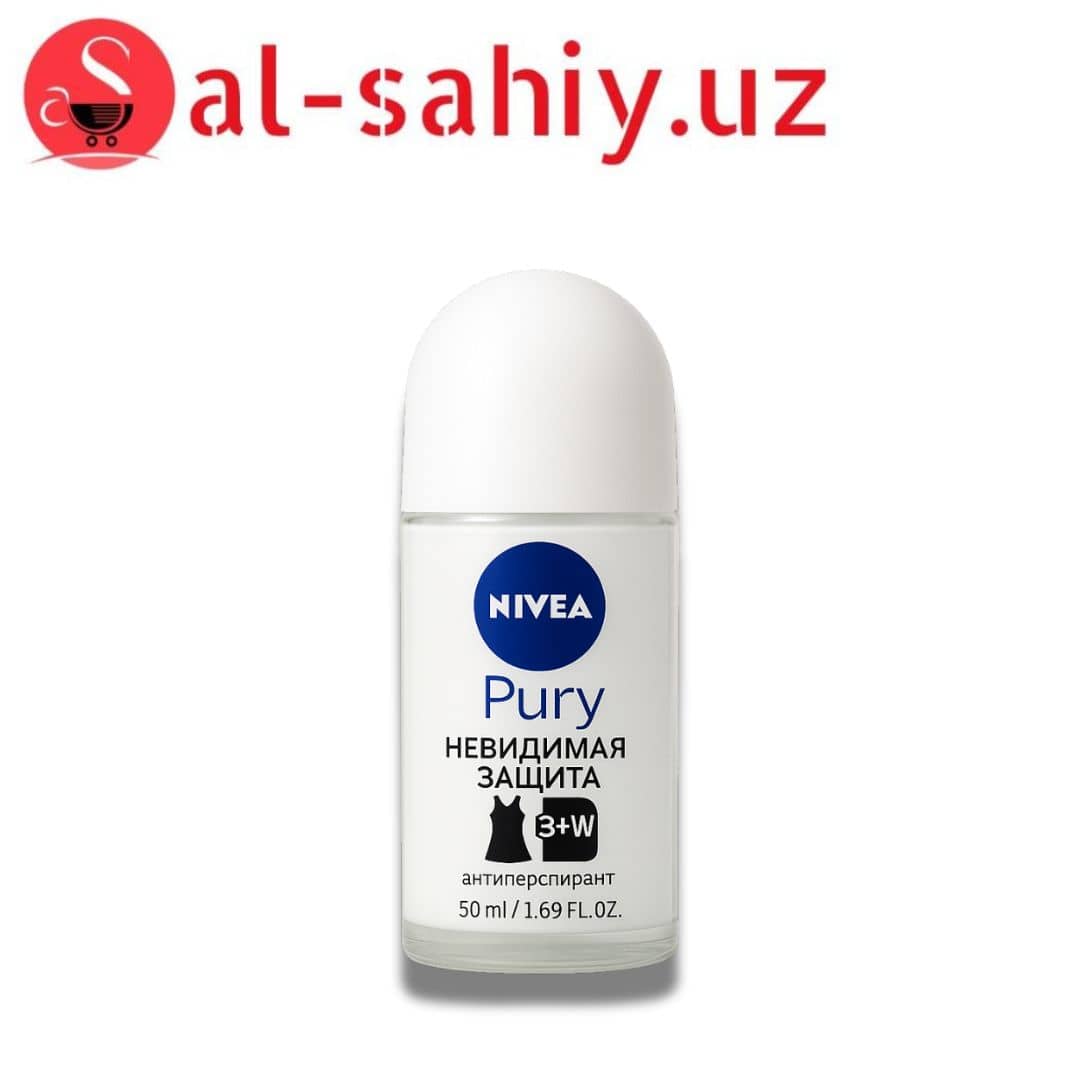 Антиперспирант "NIVEA" ролик для женщин Pury Невидимая защита B+W 50мл 1