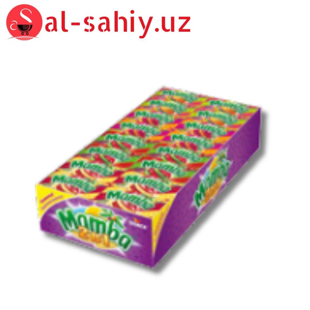 Жевательная ириска Mamba 2 в 1  106гр 1