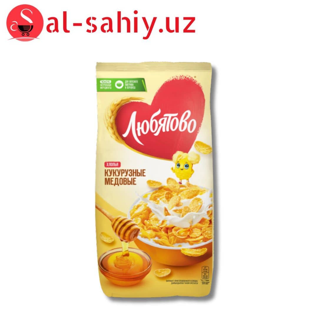Хлопья кукурузные медовые 250 гр 1