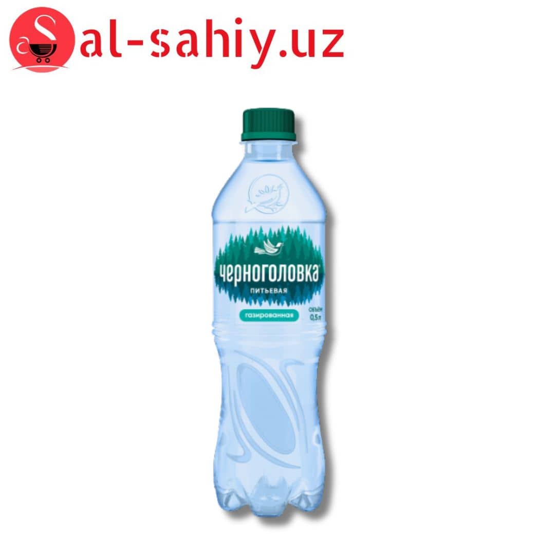 Питьевая вода  газированная  "Черноголовка" 0,5л 1