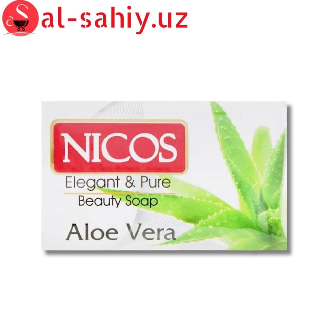 Мыло Nicos Elegant & Pure Aloe Vera 90г 1