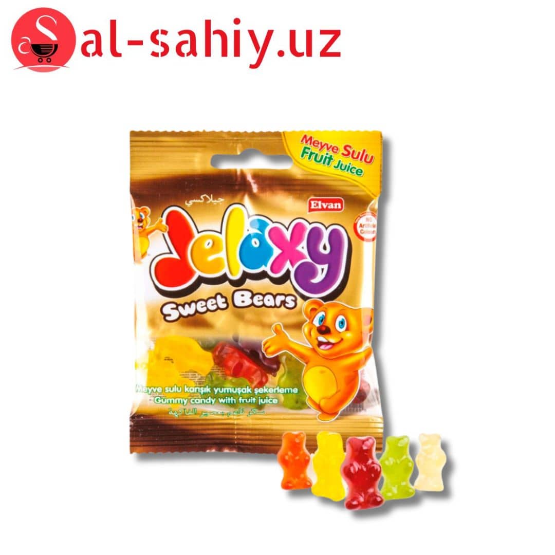 Жевательная мармелад Jouy & Co LOC Sweet Bears gummi snoep 80g 1