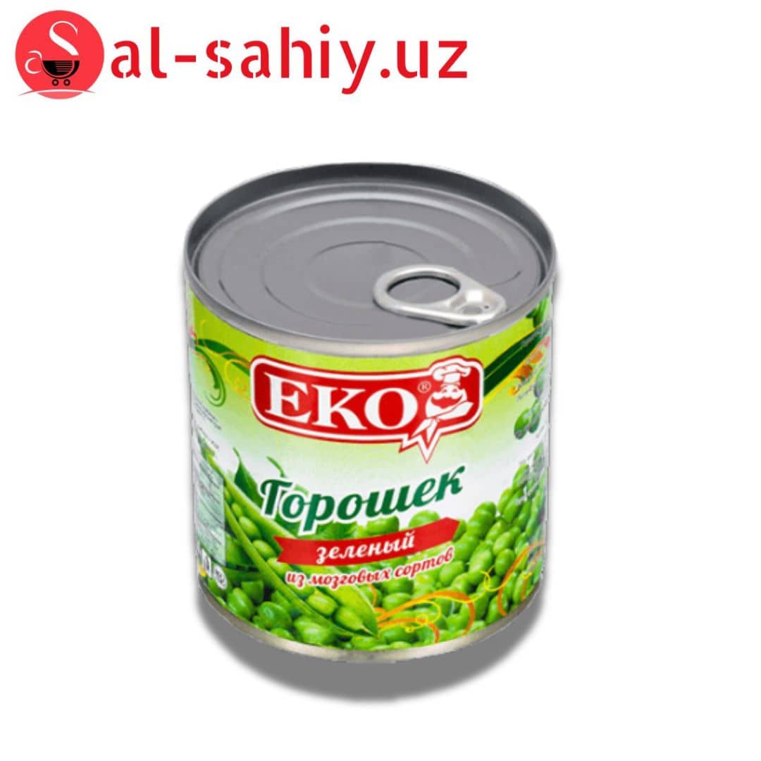 Горошек зелённый 400гр ЭКО 1