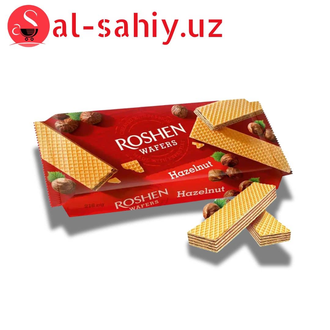 Вафли "ROSHEN" Wafers орех  ВКФ 216 гр 1