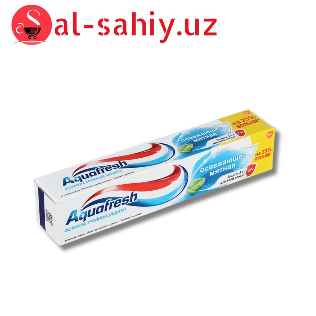 Зубная паста AquaFresh Освежающе-мятная 125мл 1