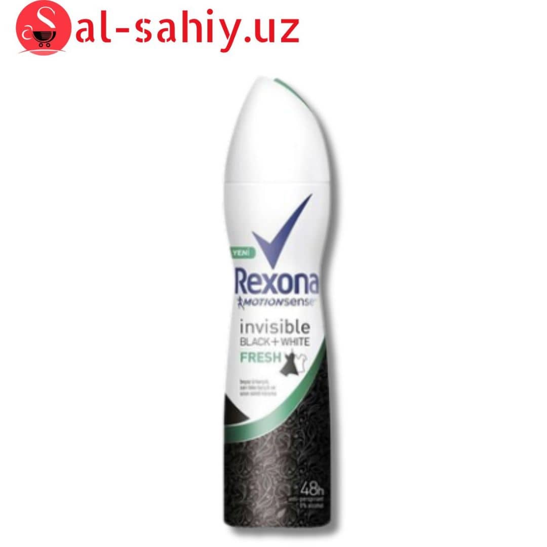 Rexona Invisible Black White Fresh 48h Kadın Deodorant 150ml 1