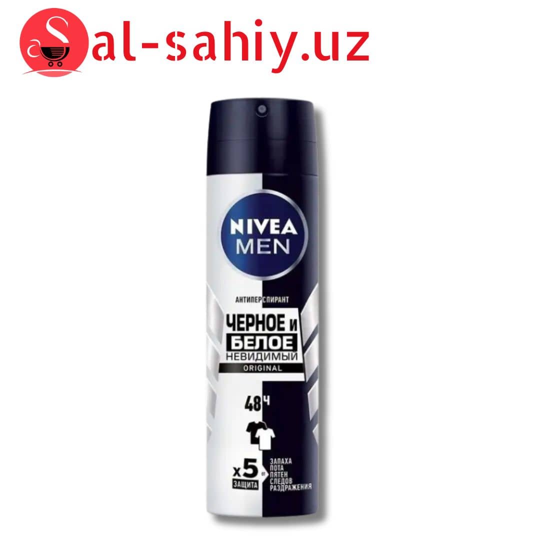 Антиперспирант "NIVEA" спрей для мужчин невидимый Fresh original W+B 1