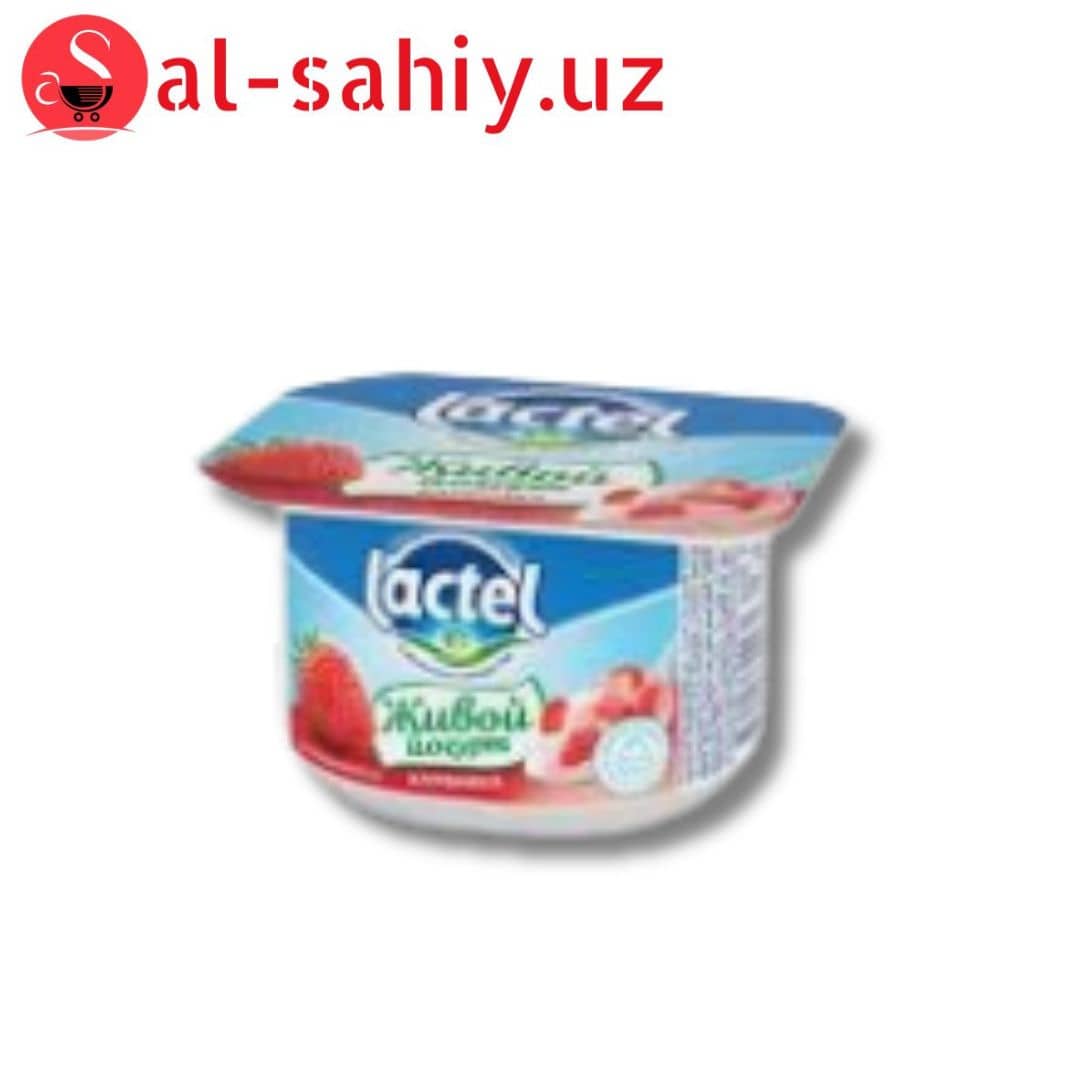 Югурт клубника 110гр (Lactel) 1