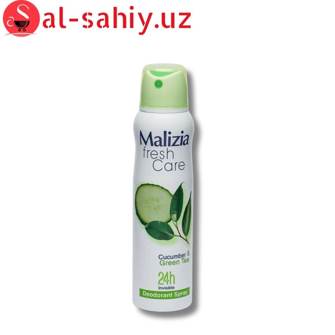 Дезодарант спрей жен "Malizia fresh care" Cucumber & Green tea 150мл 1