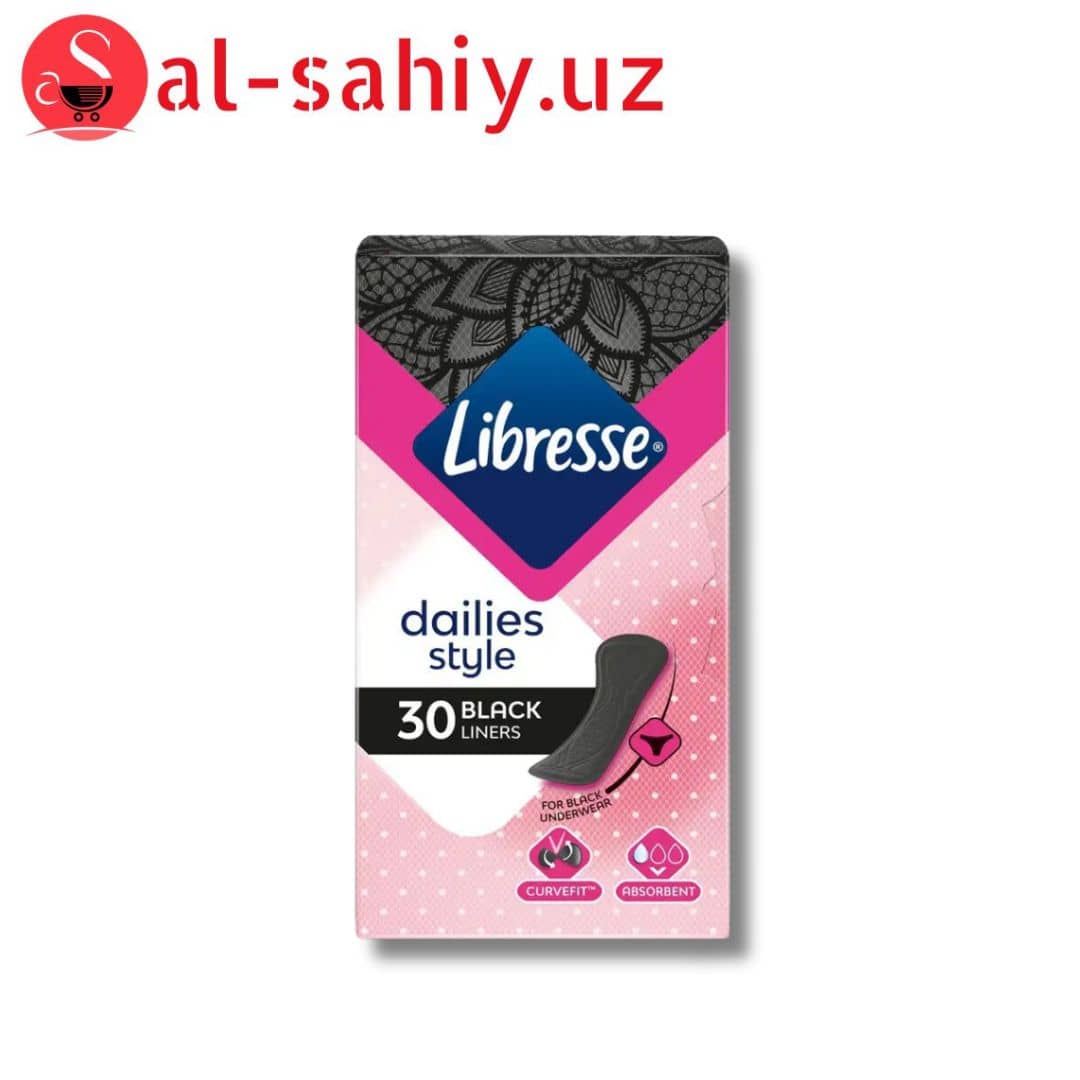 Ежедневные прокладки Libresse Daily Fresh Normal Black 30шт 1