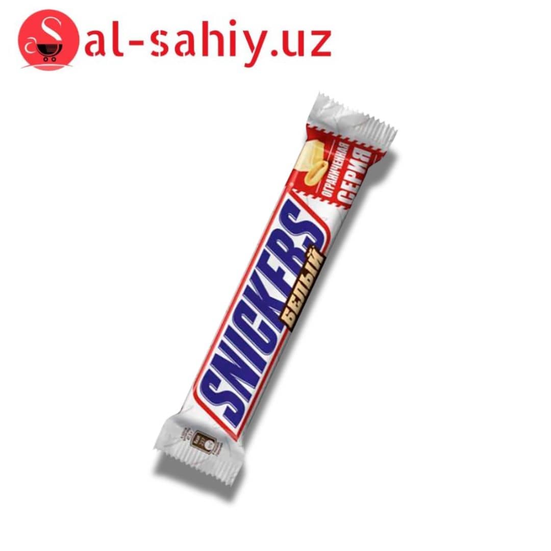 Шоколадный батончик "SNICKERS" Белый 81 г 1