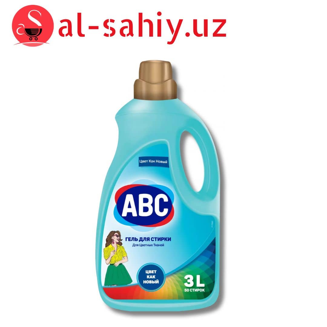 Жидкий порошок «ABC» "Цветной" 3л 1