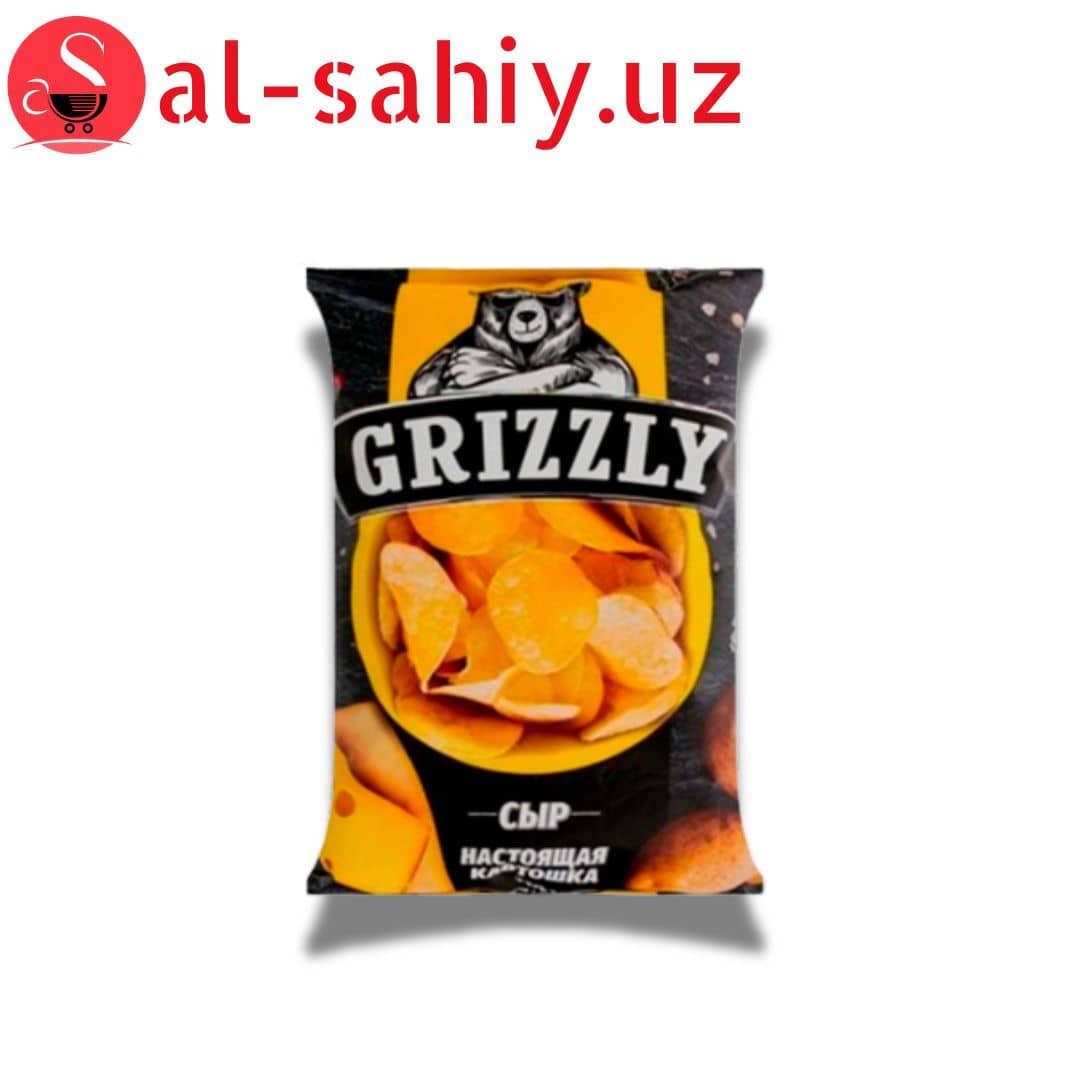 Grizzly чипсы со вкусом сыр 110гр 1