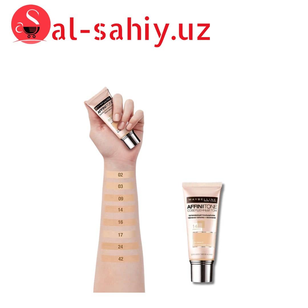ТОНАЛЬНЫЙ КРЕМ AFFINITONE СОВЕРШЕННЫЙ ТОН №14 MAYBELLINE 30МЛ 1