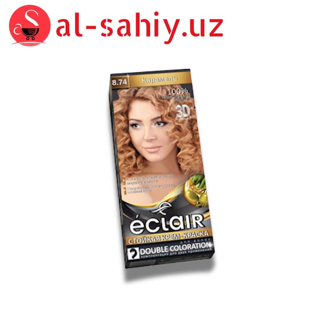 Краска дл волос Eclair "3D"  8,74 Карамель 1
