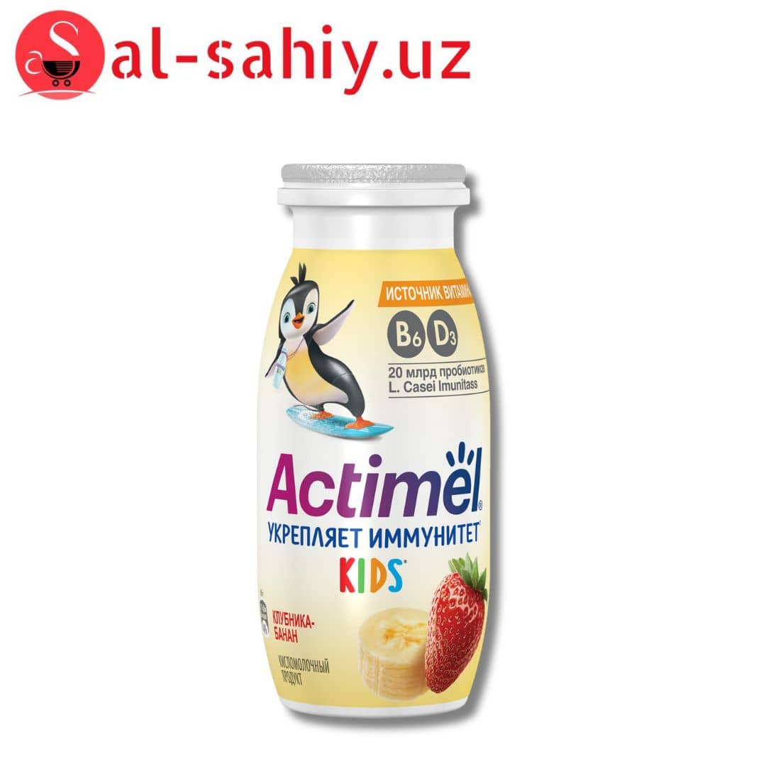 Йогурт Actimel Клубника-банан 95гр 1
