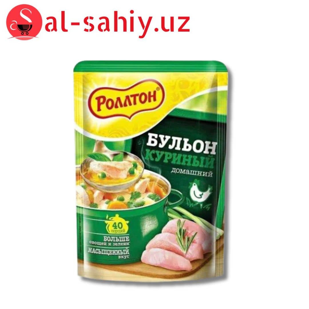 Роллтон Бульон Домашний 90гр  кур 1