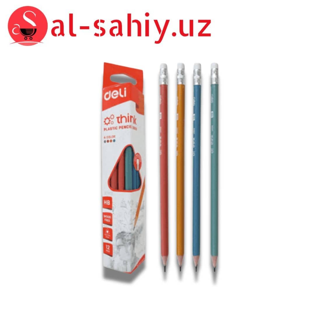 Карандаш черный DELI EU50100 (1шт) 1