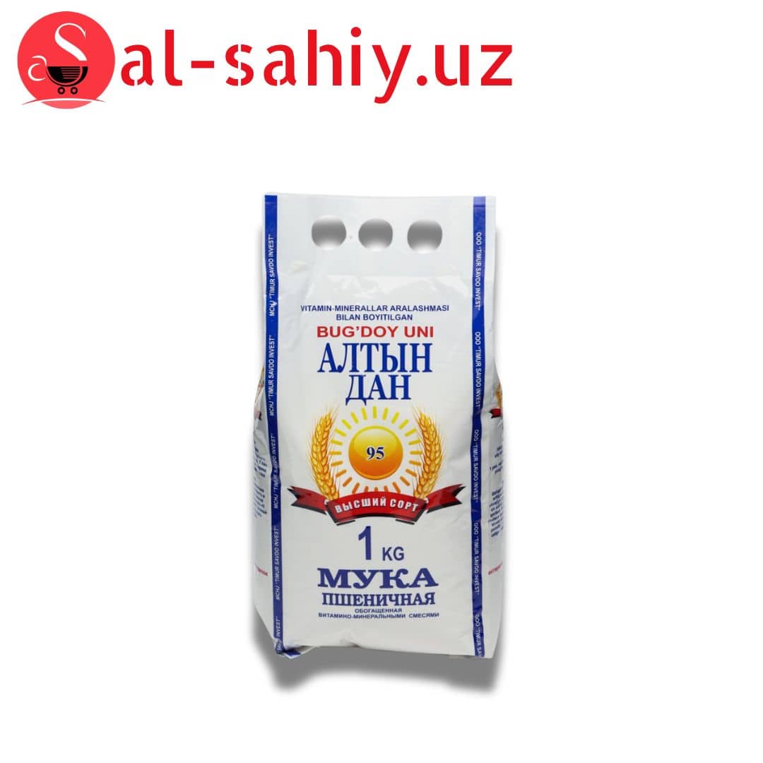 Мука Алтын дан высший сорт 1кг 1