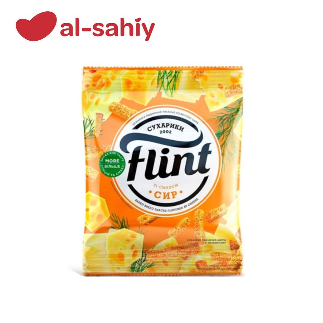 Новый Сухарики "Flint" со вкусом сыр 100гр 1
