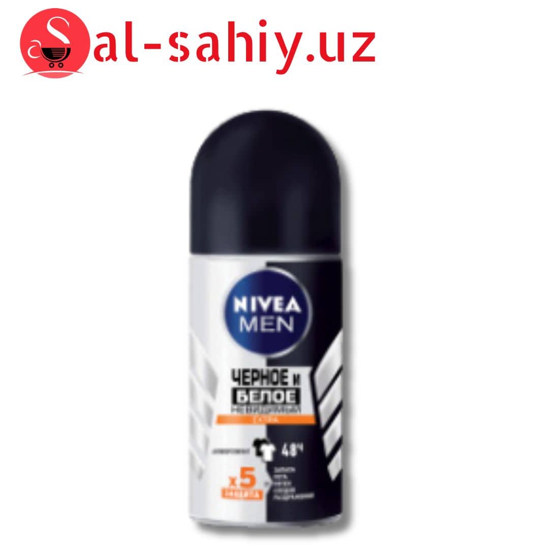 Антиперспирант "NIVEA" ролик для мужчин Fresh Невидимая защита B+W 50мл 1