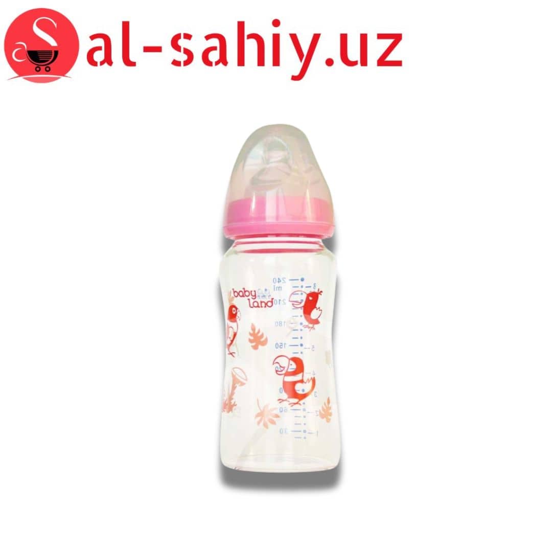 Бутылка Стекло  Babyland 240мл 1
