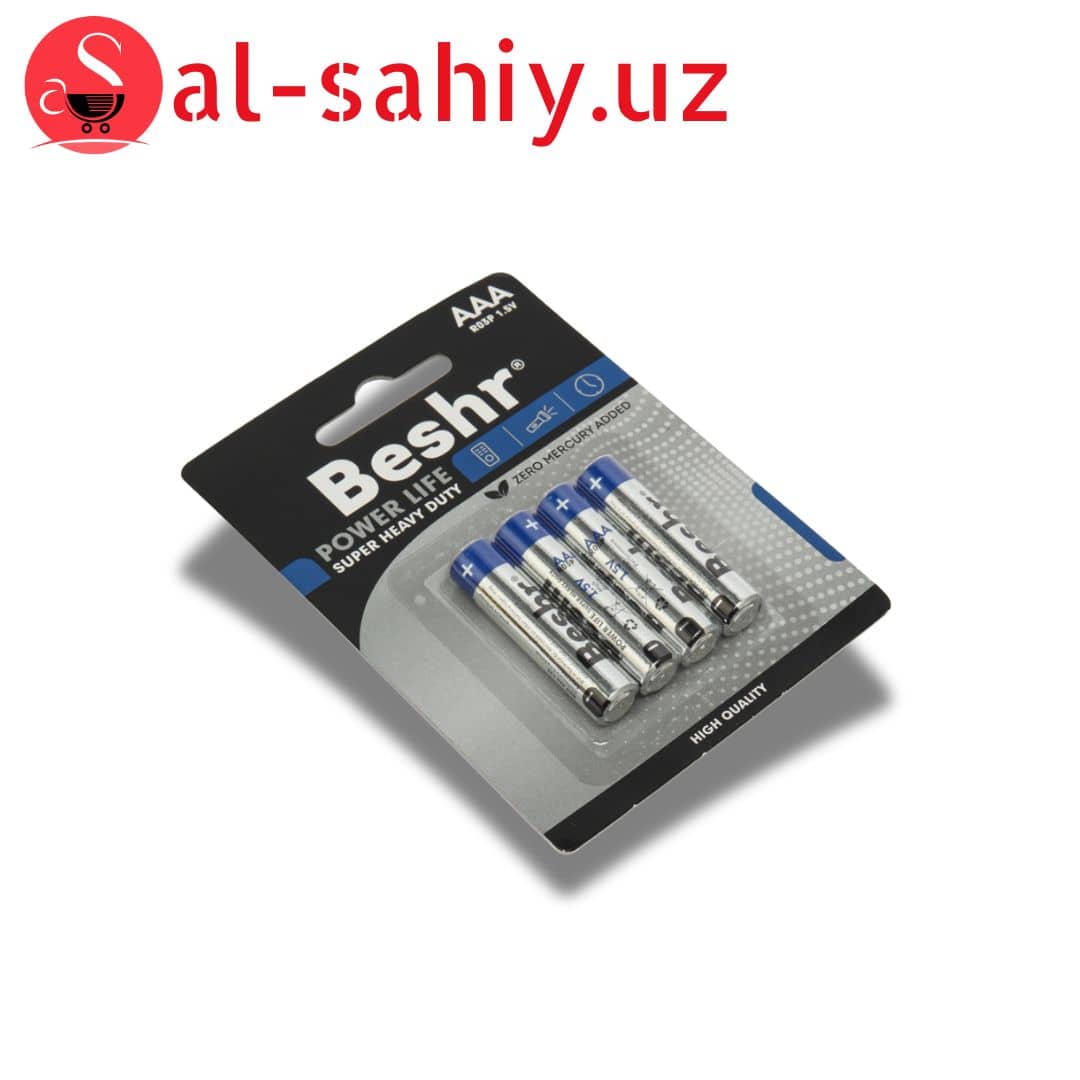 Батарейка Beshr AAA R03P 1.5V (синий) 1