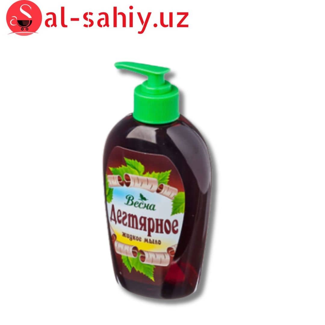 Мыло жидкое Весна Дегтярное дозатор 280г 1