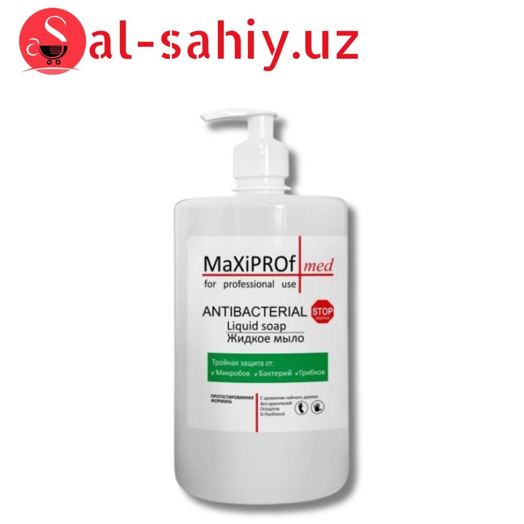 Антибактериальное жидкое мыло MaxiProf с ароматом чайного дерева, 500 мл 1